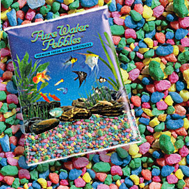 Pure Water Pebbles&reg; Neon Rainbow Gravel